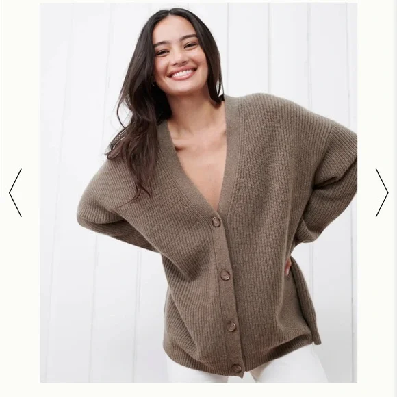 Jenni Kayne Cashmere Cocoon Cardigan, Large - Picture 1 of 5